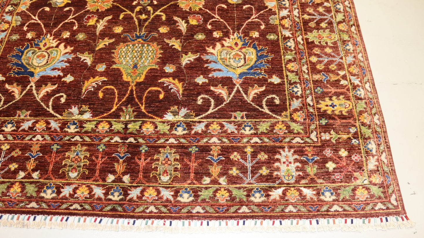 Afghan Tribal Rug - 9.7×6.5 Ft.