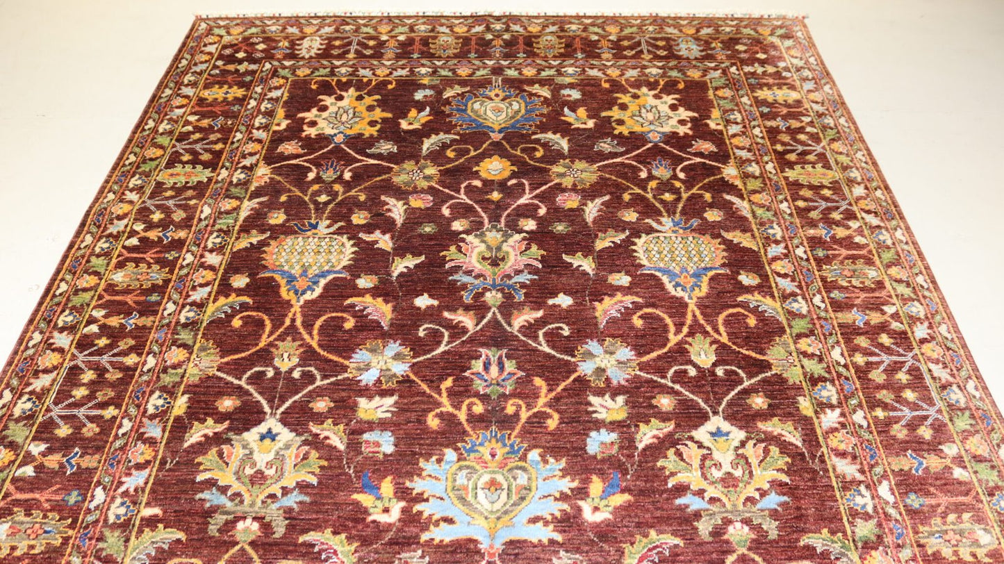 Afghan Tribal Rug - 9.7×6.5 Ft.