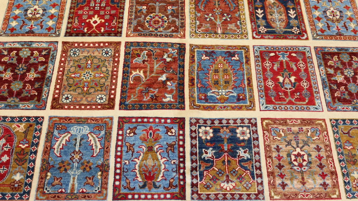 Afghan Rug Size - 10.1×6.8.Ft.