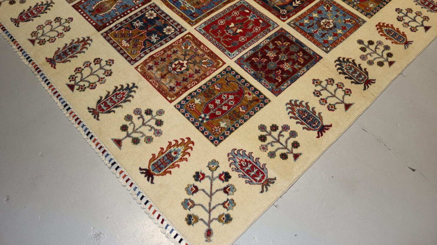 Afghan Rug Size - 10.1×6.8.Ft.