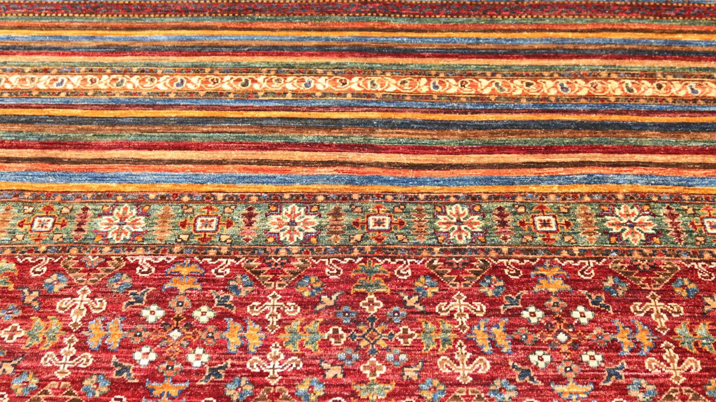 Handmade Khurjeen Design Rug - 8.3×5.5 Ft.