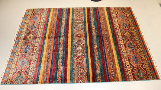 Afghan Tribal Rug - 17.8×5.8 Ft.