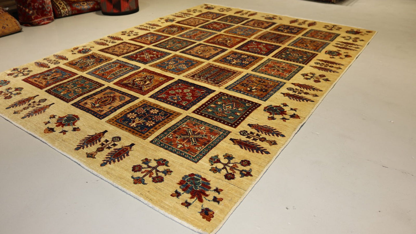 Afghan Rug - 7.8×6.1 Ft.