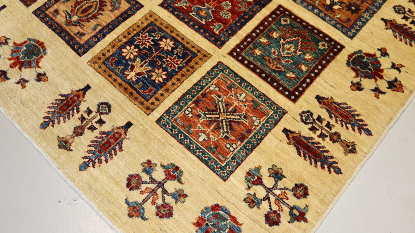 Afghan Rug - 7.8×6.1 Ft.