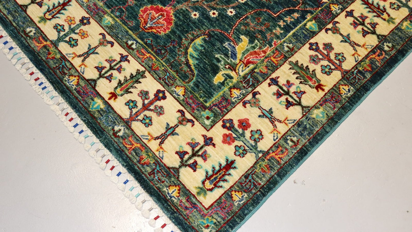 Handmade Rug - 9.1×5.9 Ft.