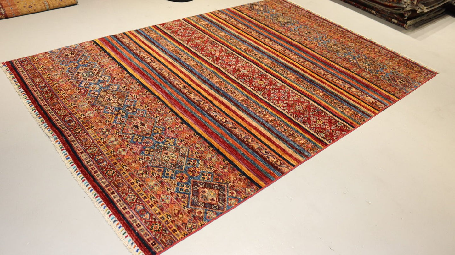 Afghan Rug - 78.4×5.6 Ft.