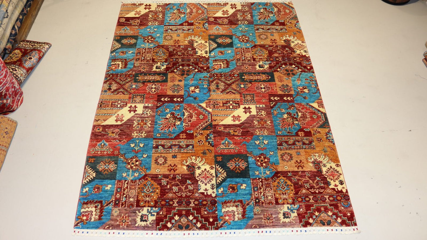 Handmade Rug -7.9×5.9Ft.