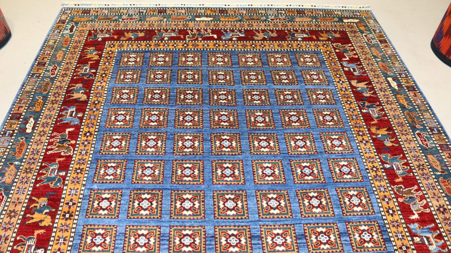 Afghan Rug -7.9×5.9Ft.