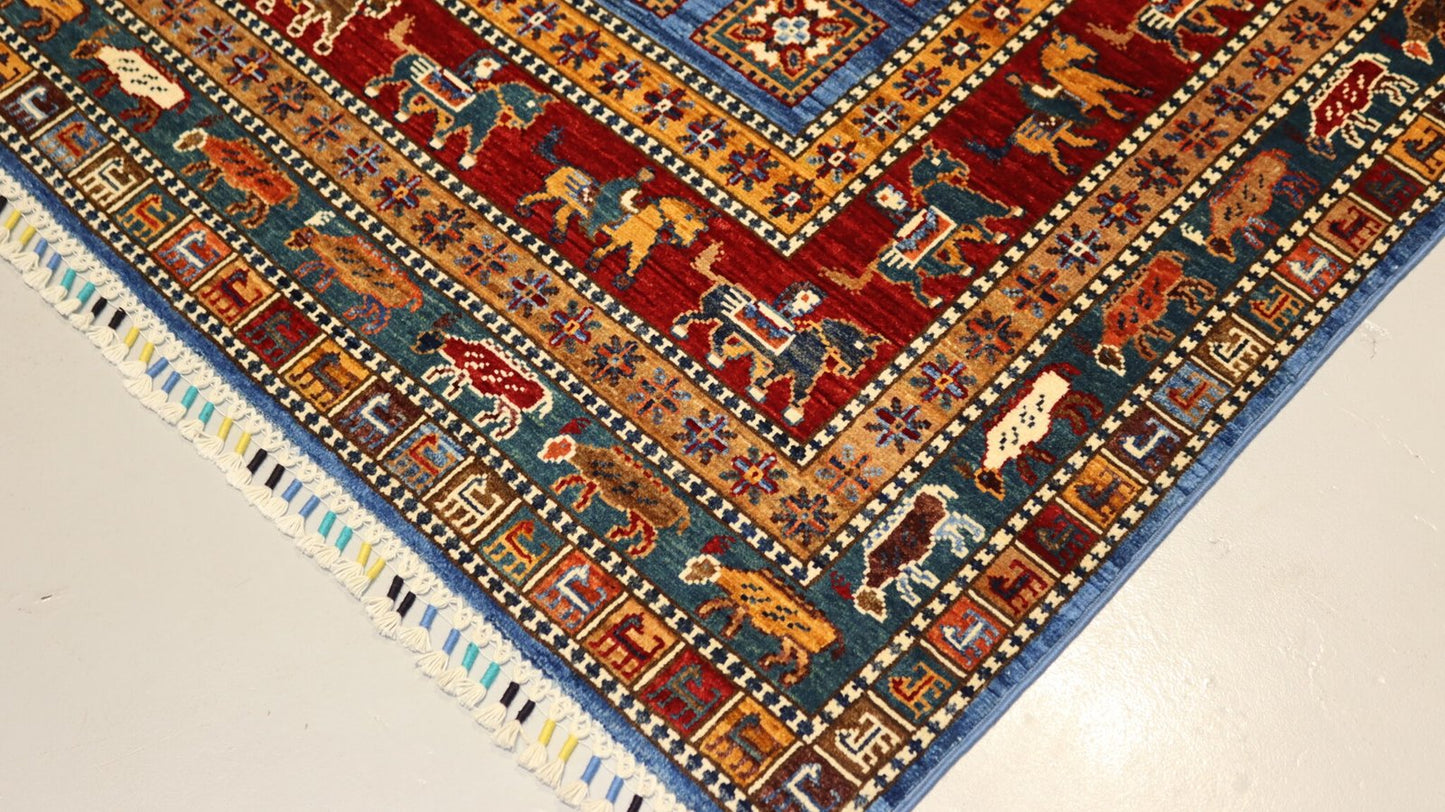 Afghan Rug -7.9×5.9Ft.