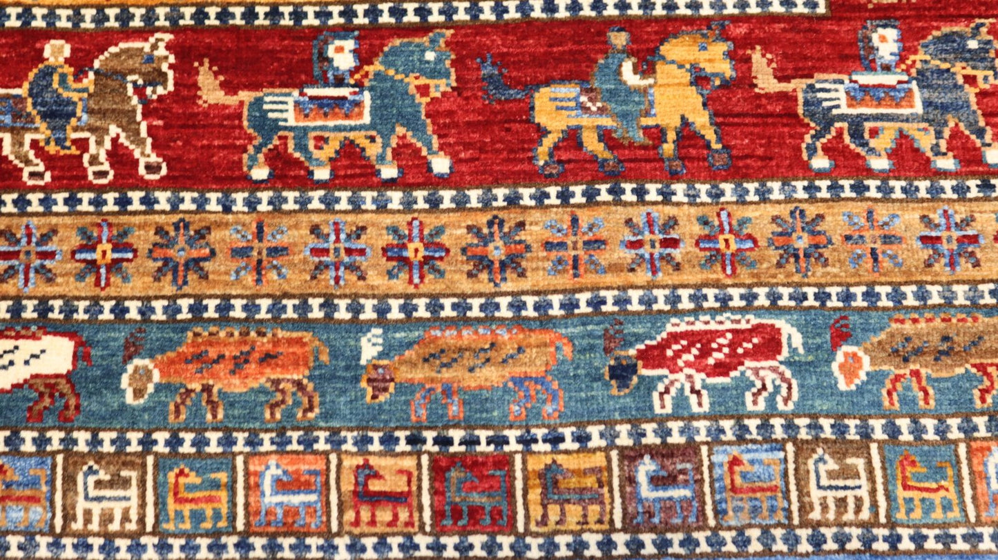 Afghan Rug -7.9×5.9Ft.