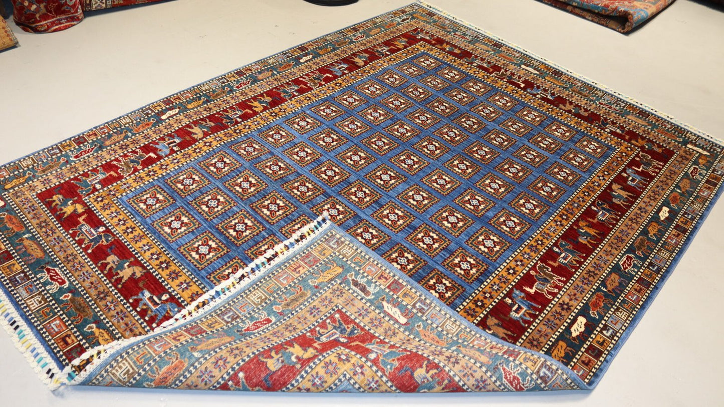 Afghan Rug -7.9×5.9Ft.