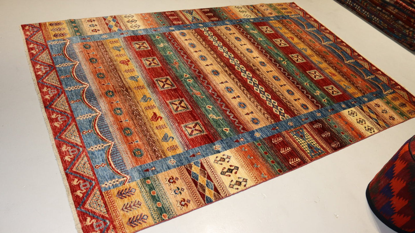 Handmade Rug -8.5×5.6Ft.