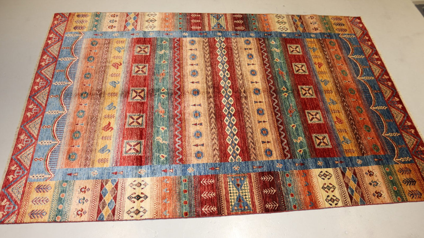 Handmade Rug -8.5×5.6Ft.