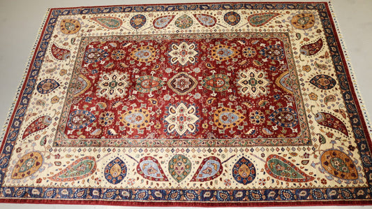 Handmade Rug -8.6×5.3Ft.