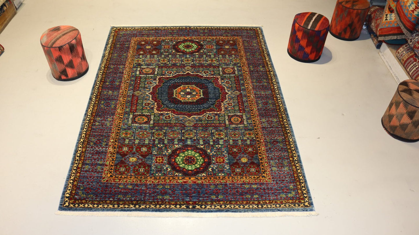 Handmade Rug -7.7×5.7Ft.