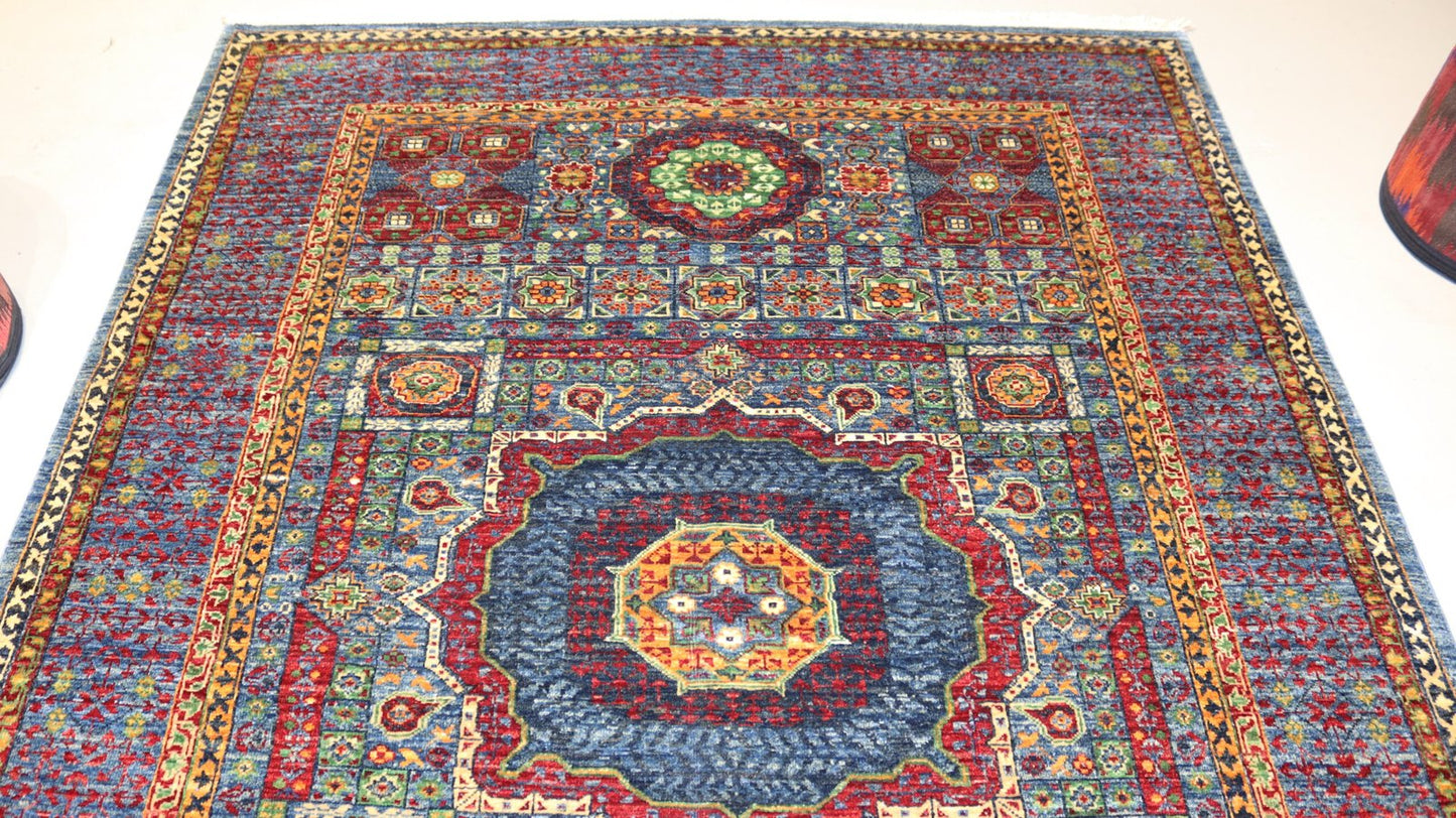 Handmade Rug -7.7×5.7Ft.