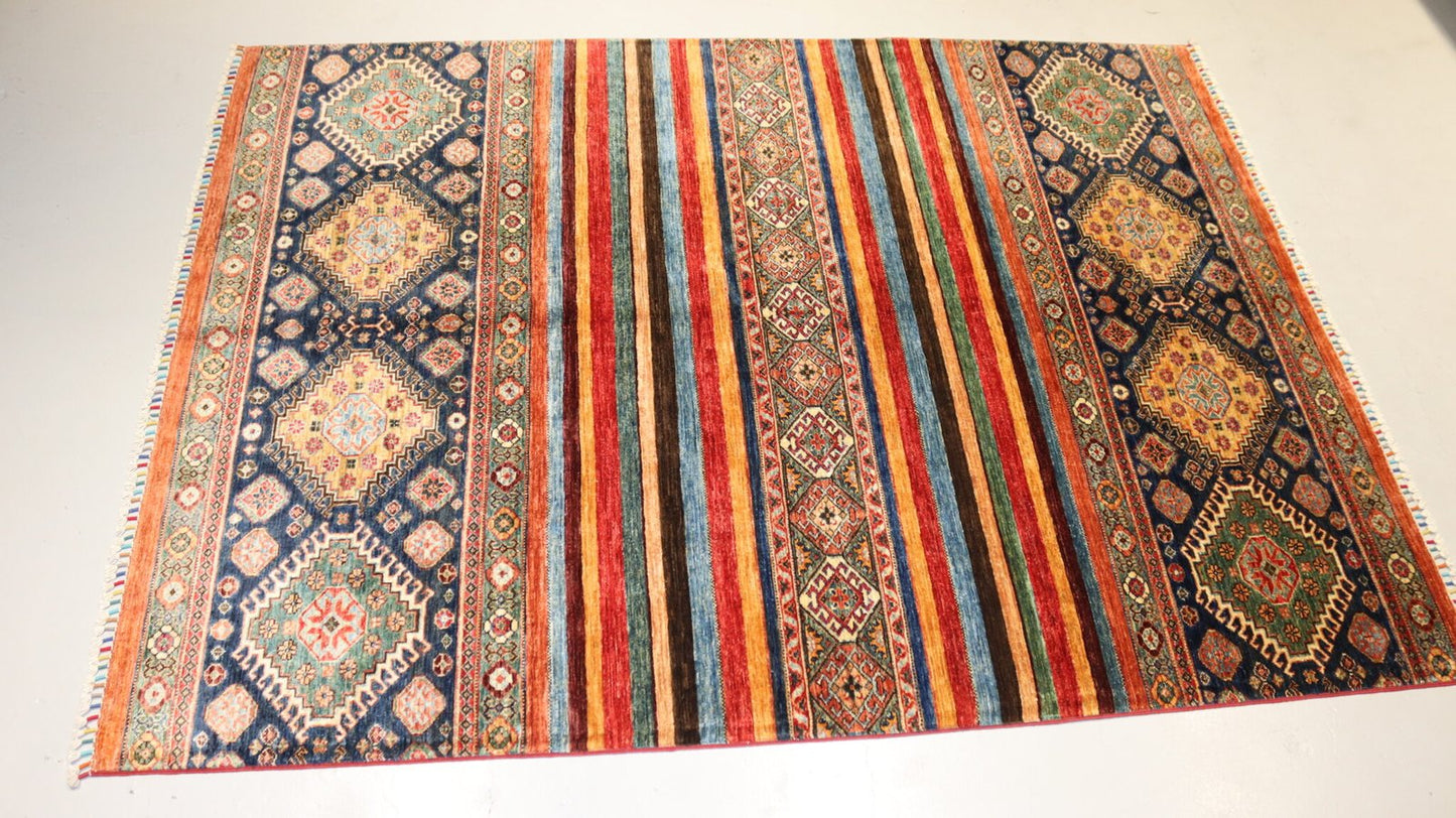 Handmade Rug -7.8×5.7Ft.