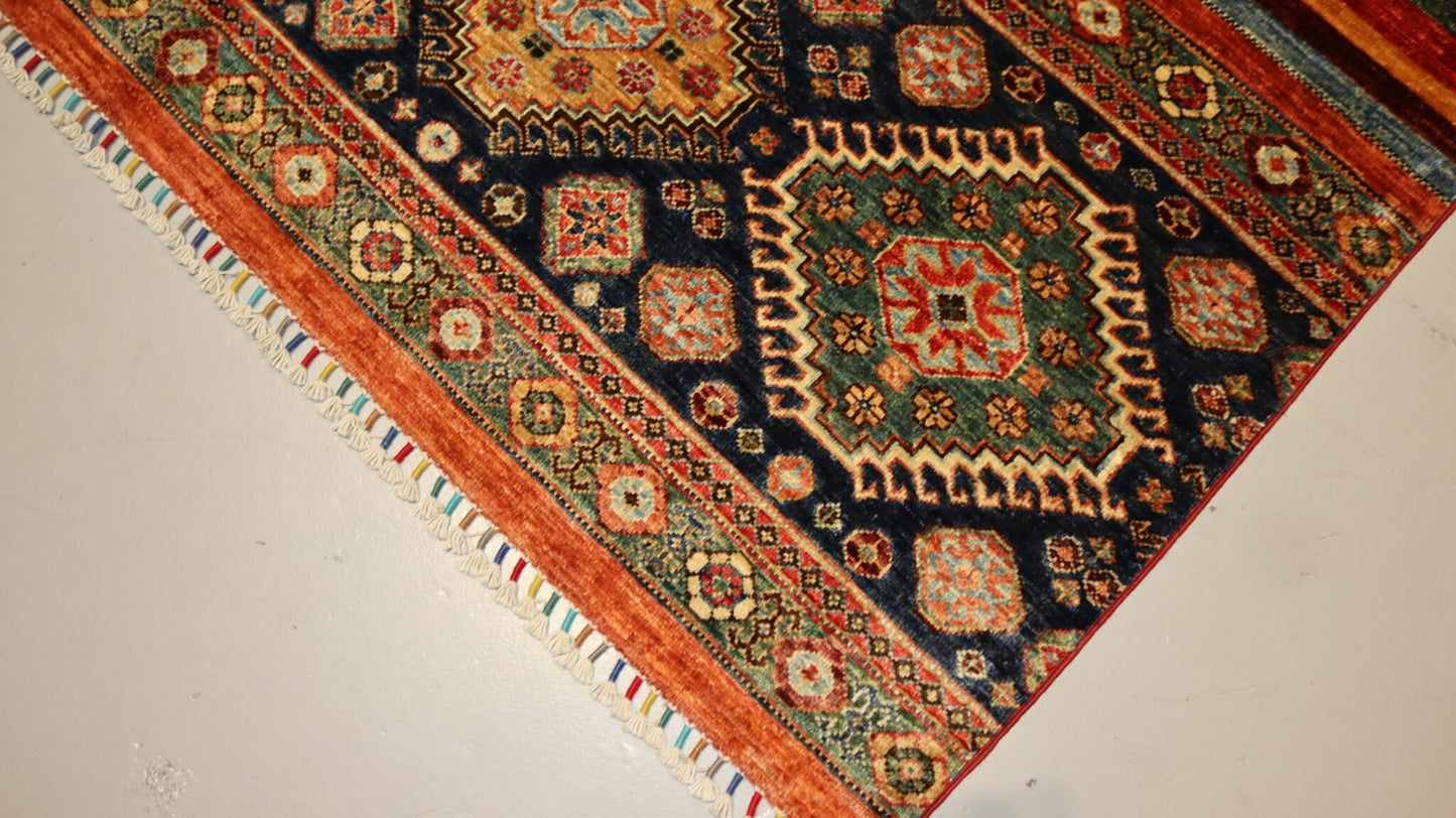 Handmade Rug -7.8×5.7Ft.