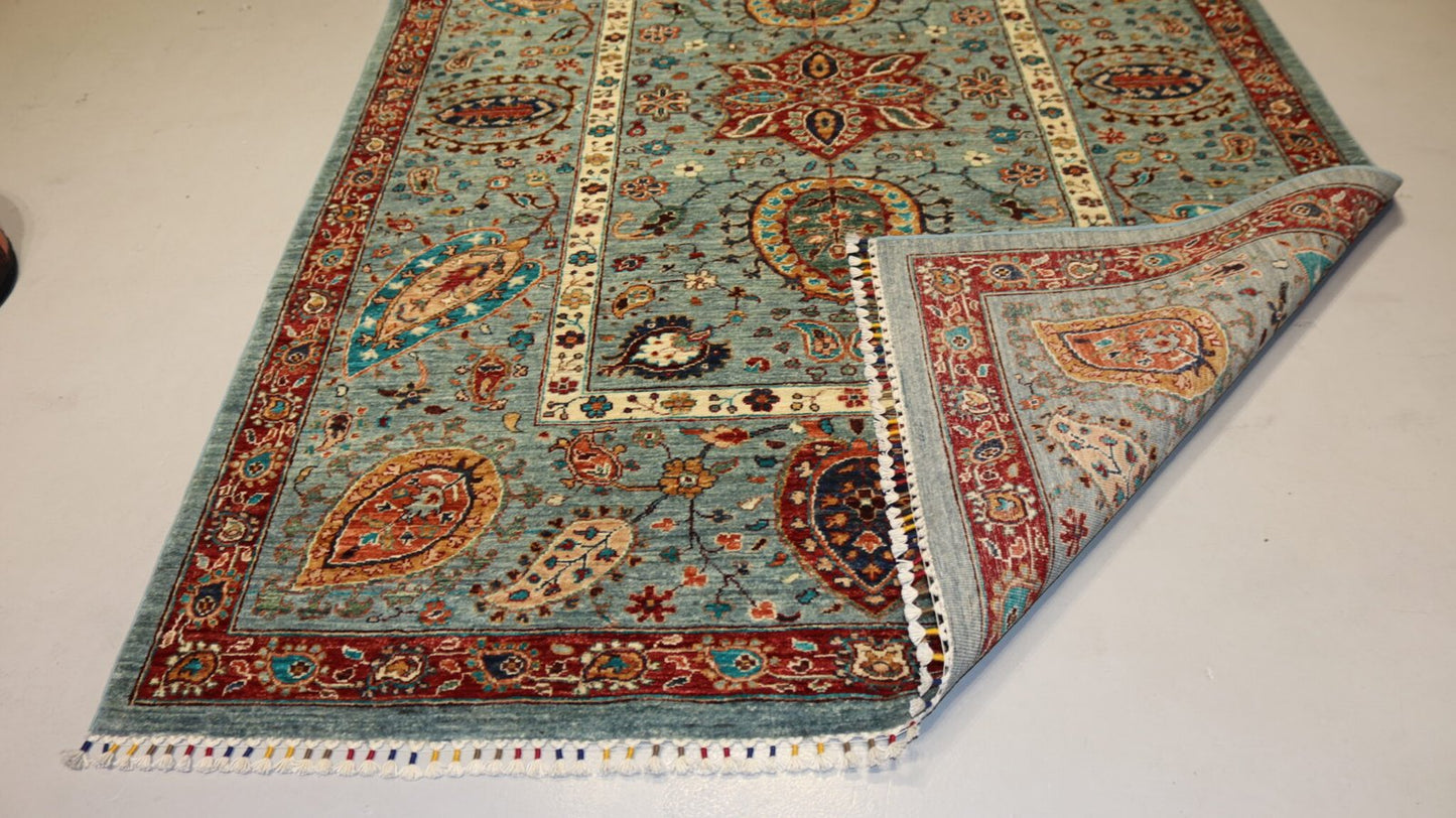 Afghan Rug -7.9×5.7Ft.