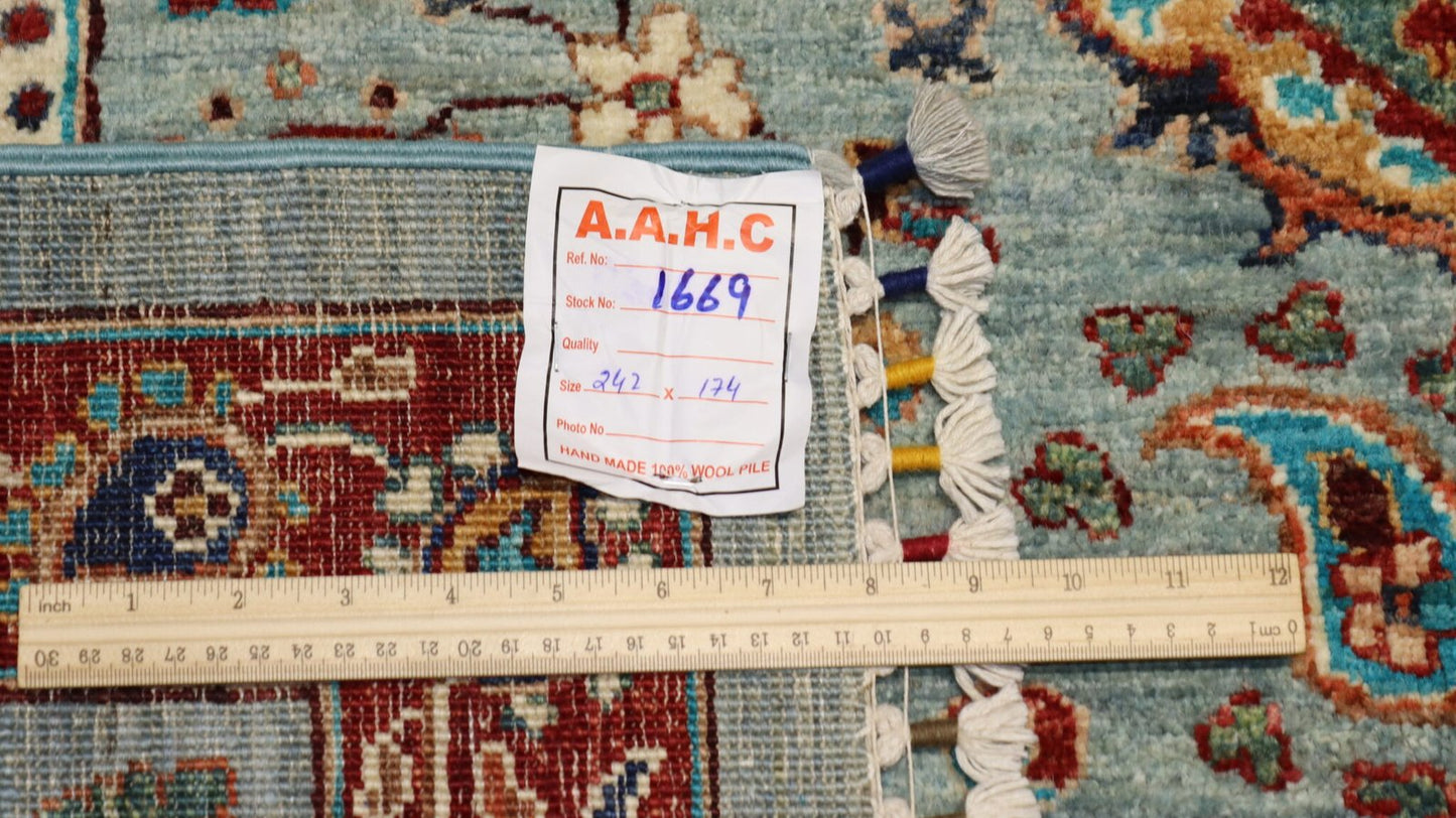 Afghan Rug -7.9×5.7Ft.