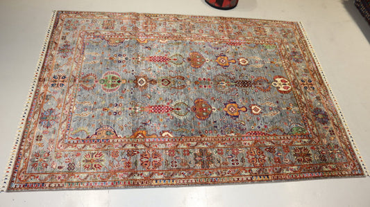 Afghan Rug -7.8×5.8Ft.