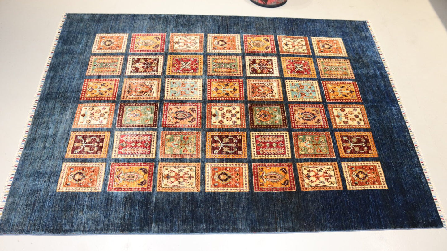 Handmade Rug -7.9×5.3Ft.