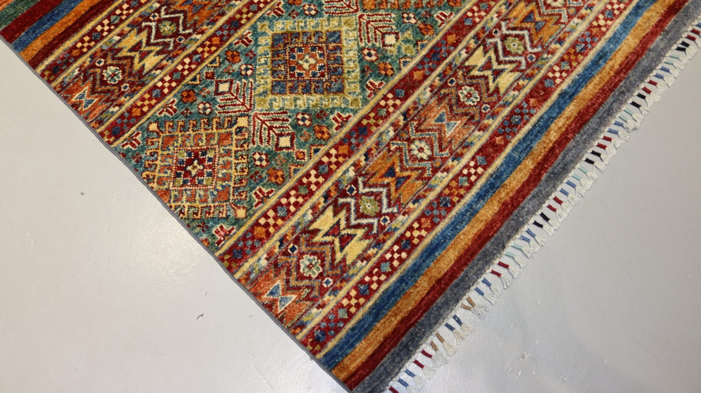 Handmade Rug -7.9×5.6Ft.