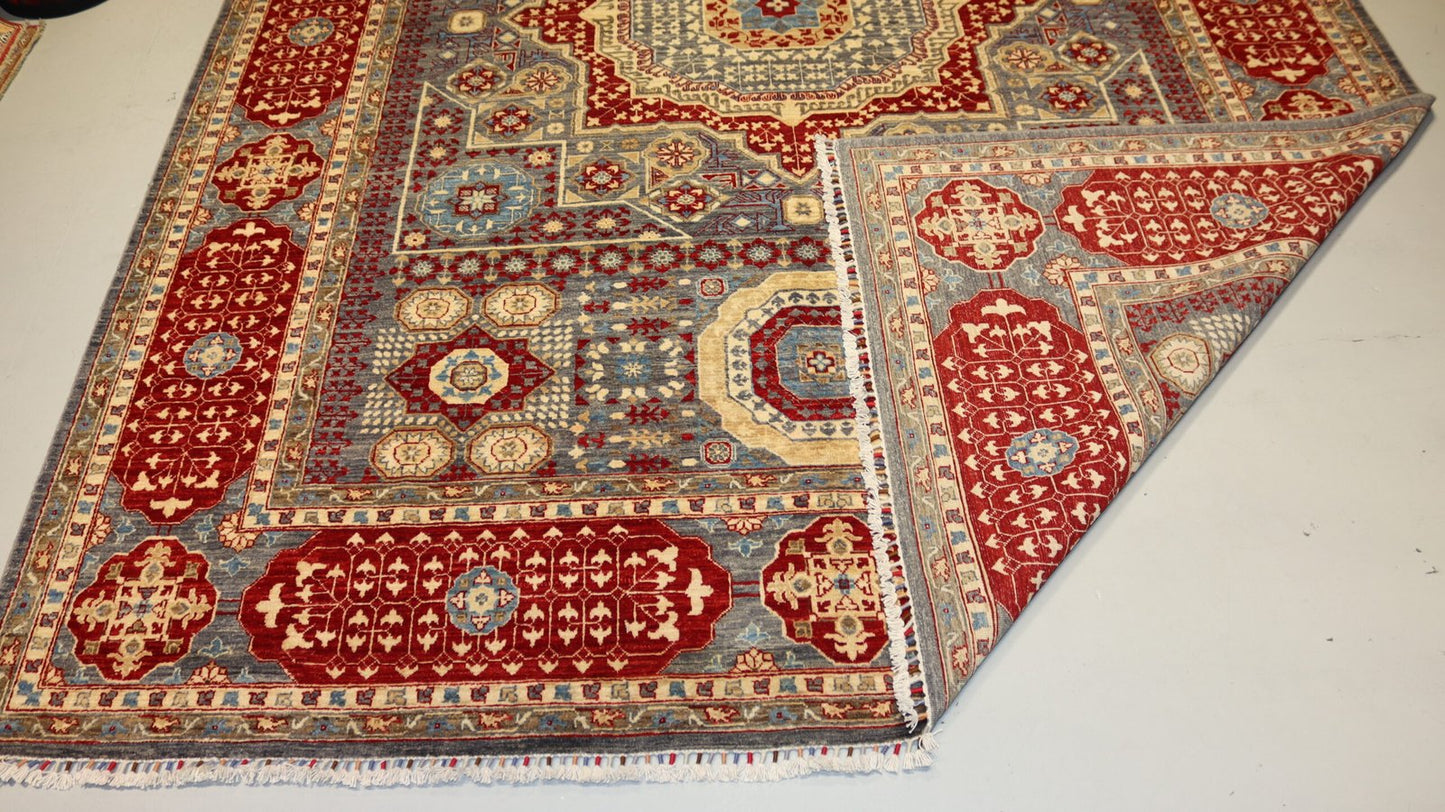 Afghan Tribal Rug - 11.8×8.9Ft.