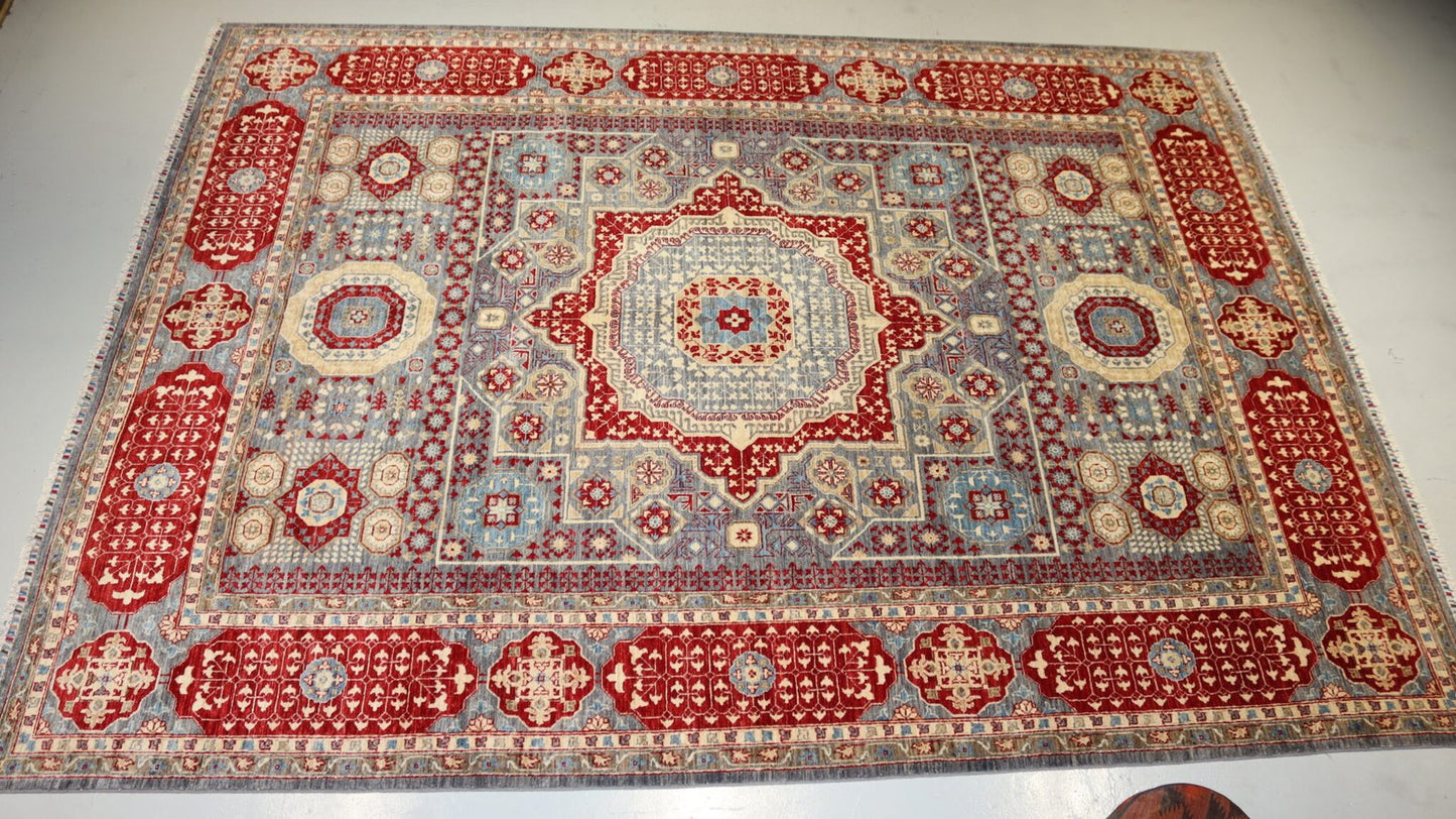 Afghan Tribal Rug - 11.8×8.9Ft.