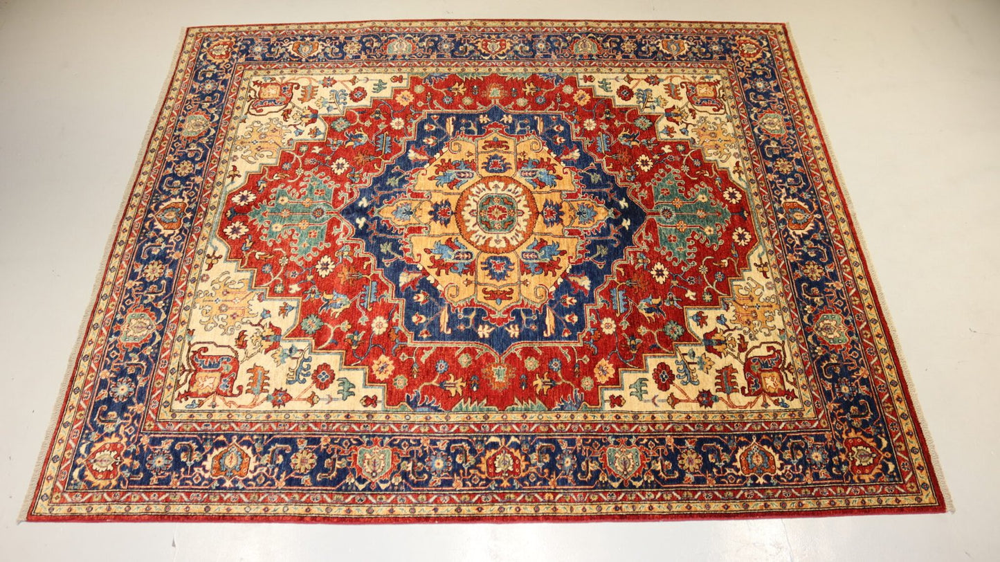 Handmade Design Rug -9.7×8.3Ft.