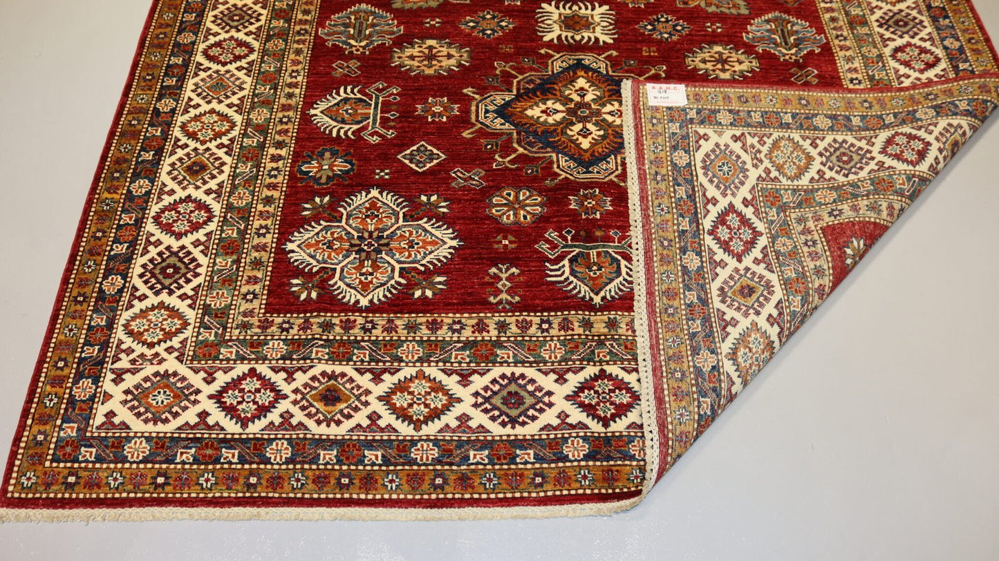 Handmade Rug -Size - 9.8×6.8Ft.