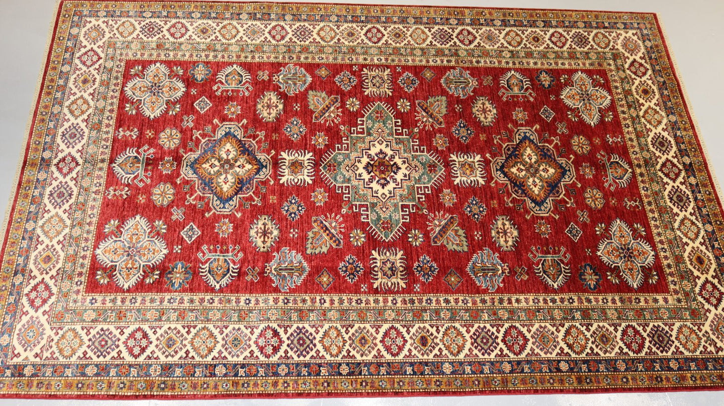 Handmade Rug -Size - 9.8×6.8Ft.