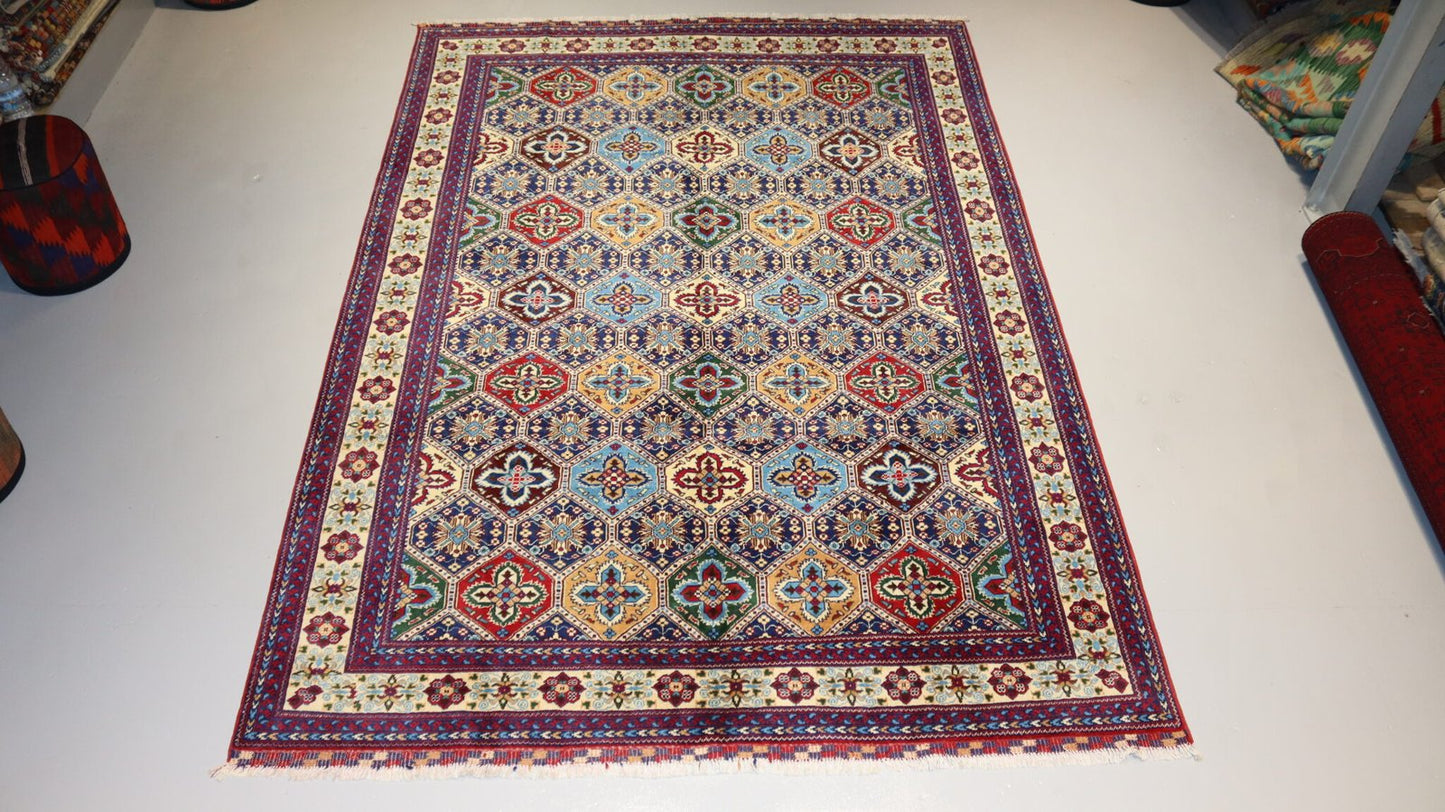 Afghan Rug -9.8×6.7Ft.