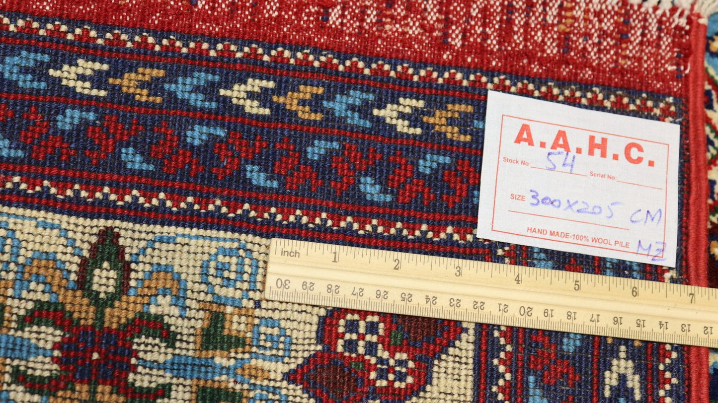 Afghan Rug -9.8×6.7Ft.