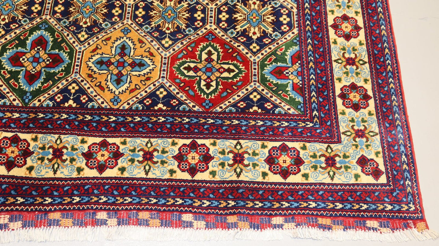 Afghan Rug -9.8×6.7Ft.