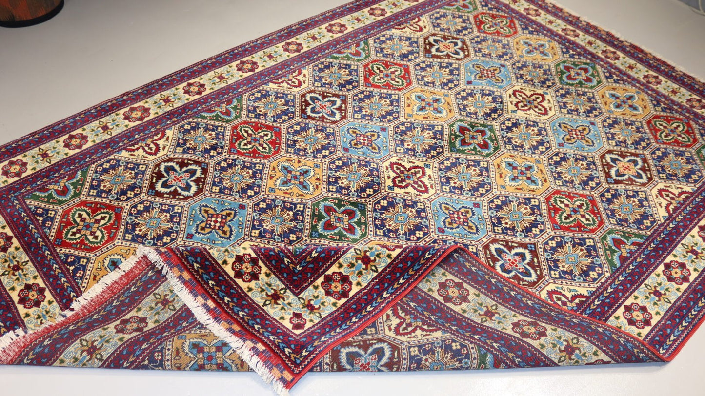 Afghan Rug -9.8×6.7Ft.