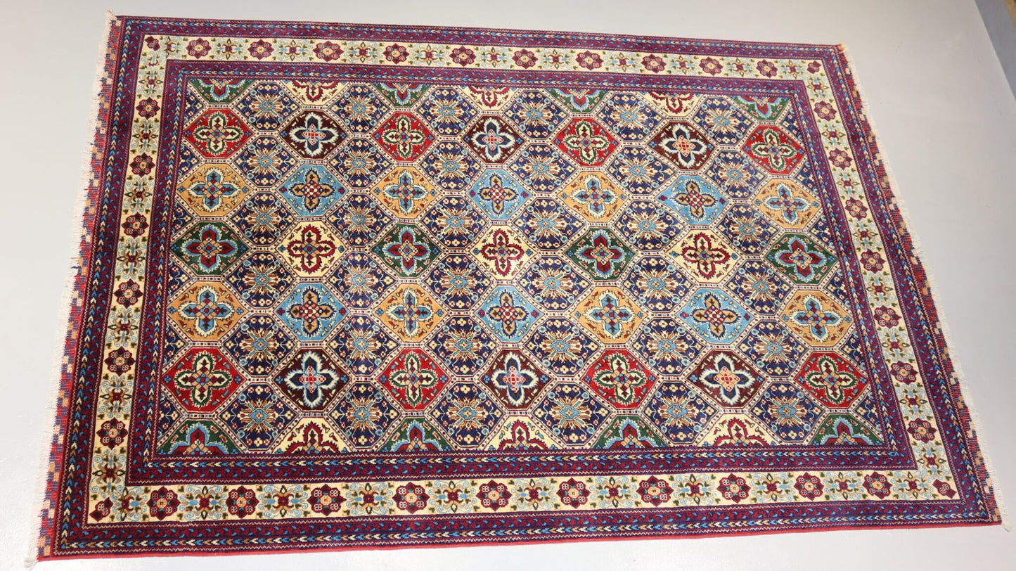 Afghan Rug -9.8×6.7Ft.