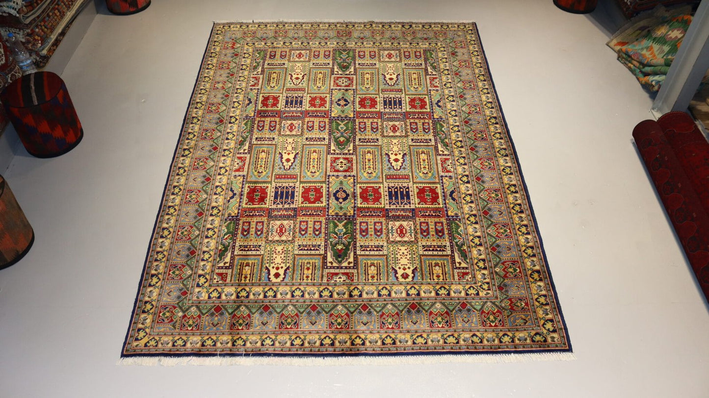 Handmade Rug -9.5×6.7Ft. 