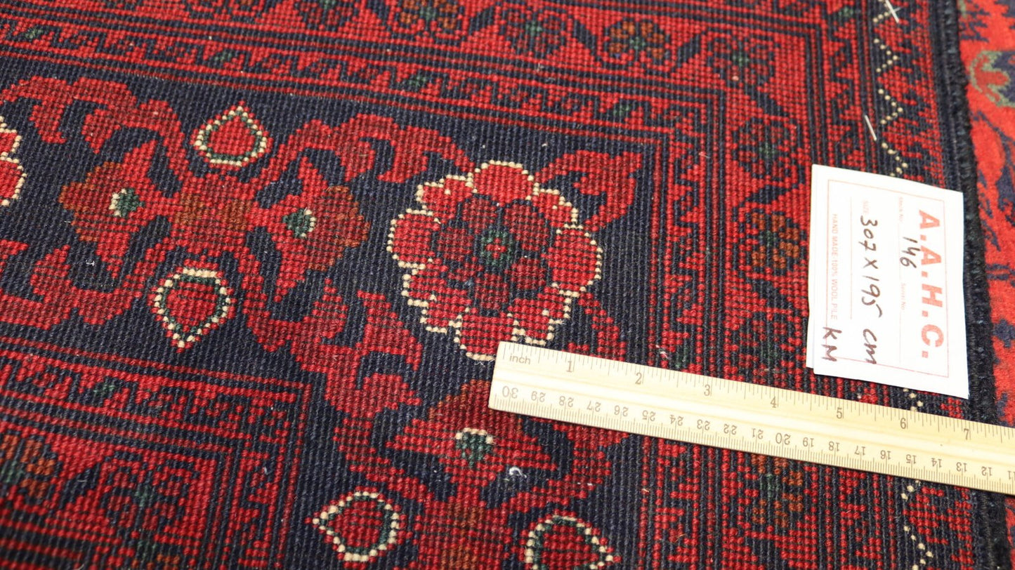 Afghan Rug - 10.0×6.3Ft.