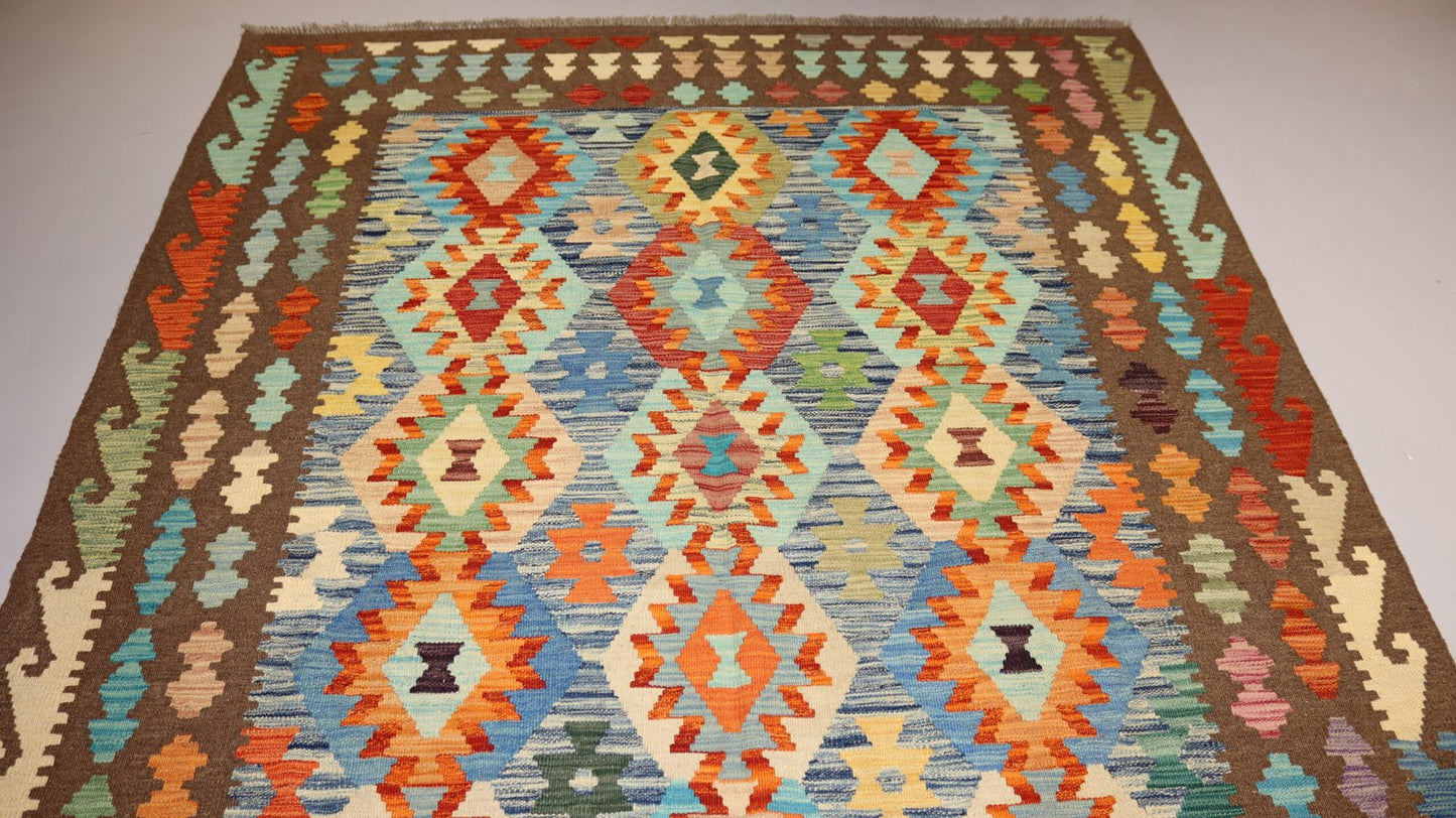 Handmade Kilim - 8.3×6.1Ft. 