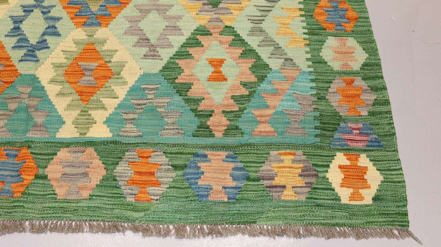 Vintage Handmade Kilim - 8.1×5.9Ft.