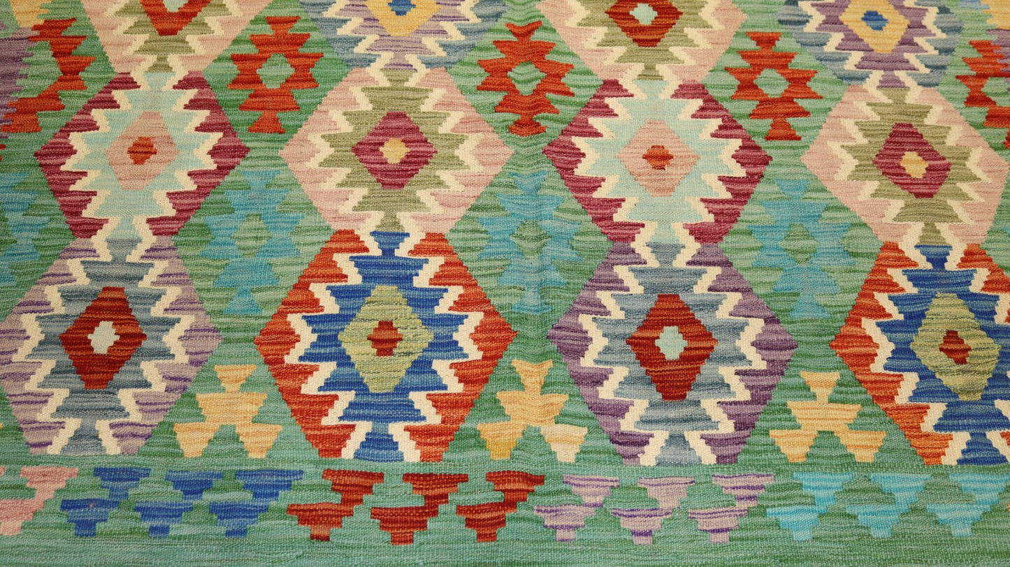 Afghan Kilim -8×5.6Ft.