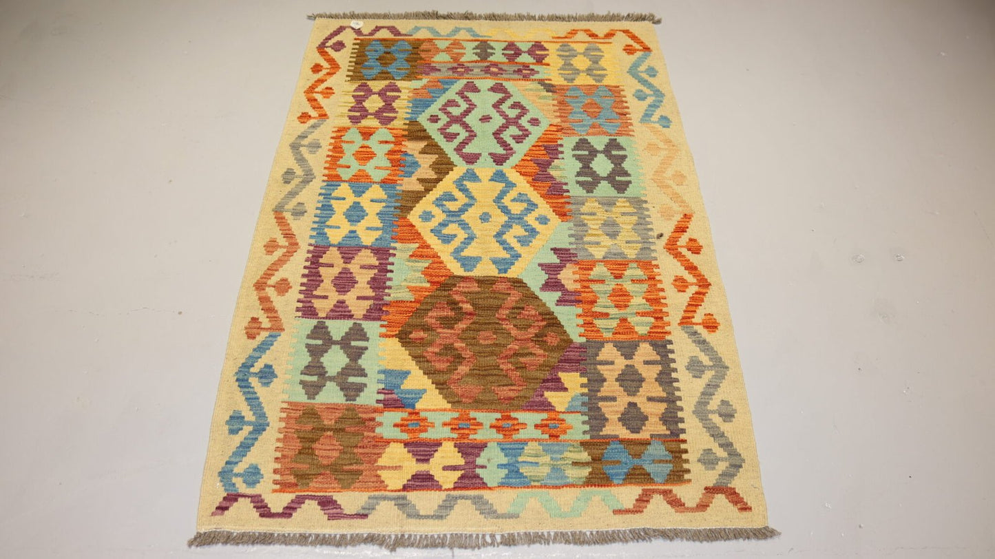 Handmade Rug -5.1×3.3 FT