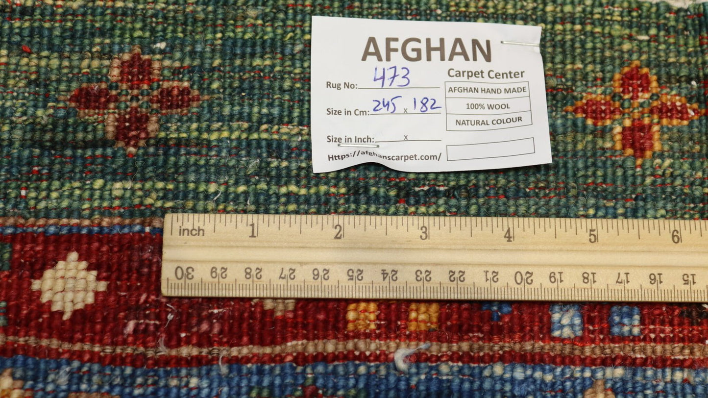 Afghan Rug -8.0×5.9FT