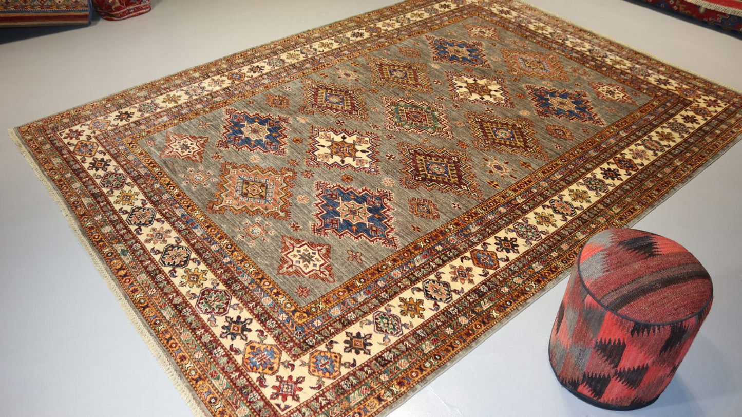 Afghan Rug - 10.×7.0FT