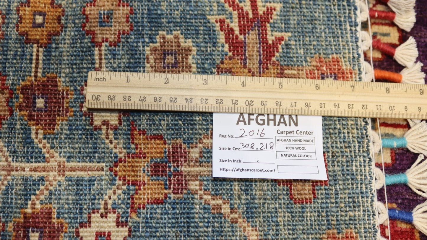 Afghan Rug -10.1×6.9FT