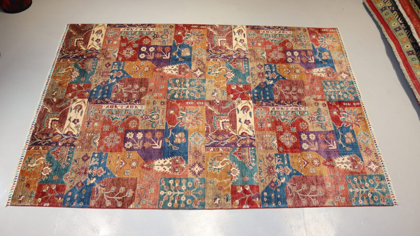 Afghan Rug -10.1×6.9FT