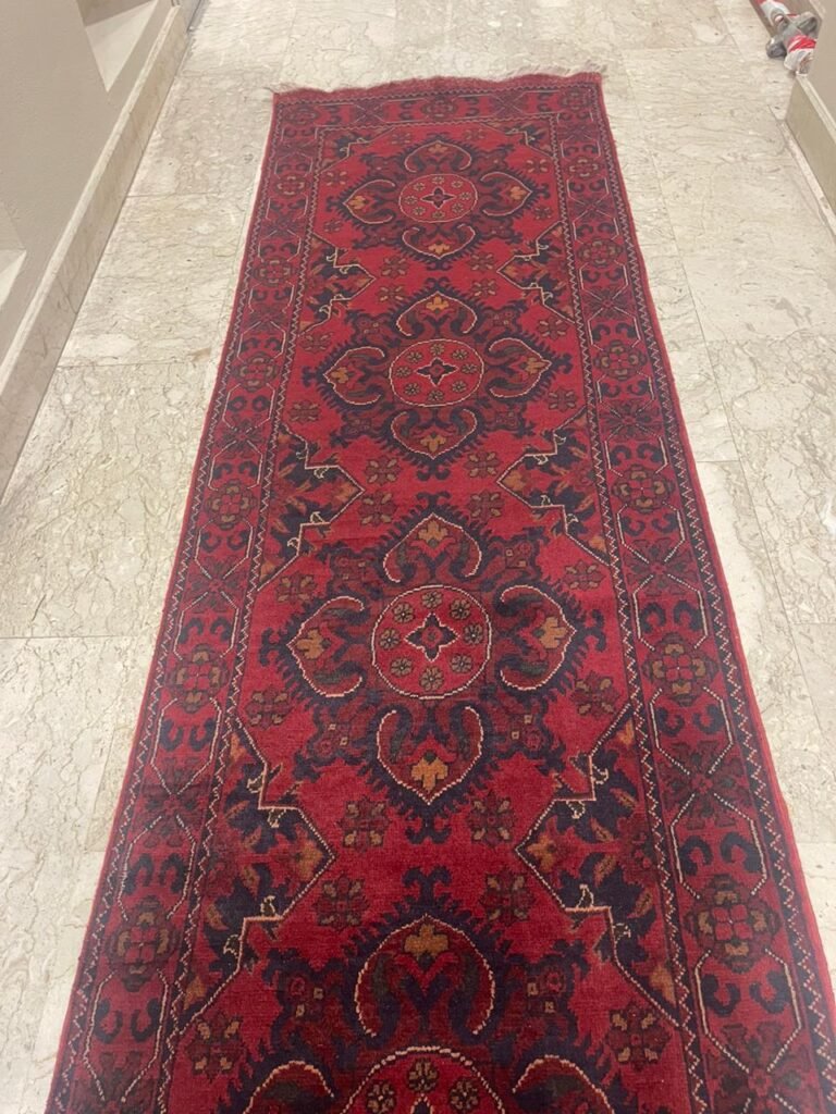 Afghan Handmade Rug -Size-592X81Cm-19.4X2.6 Ft.