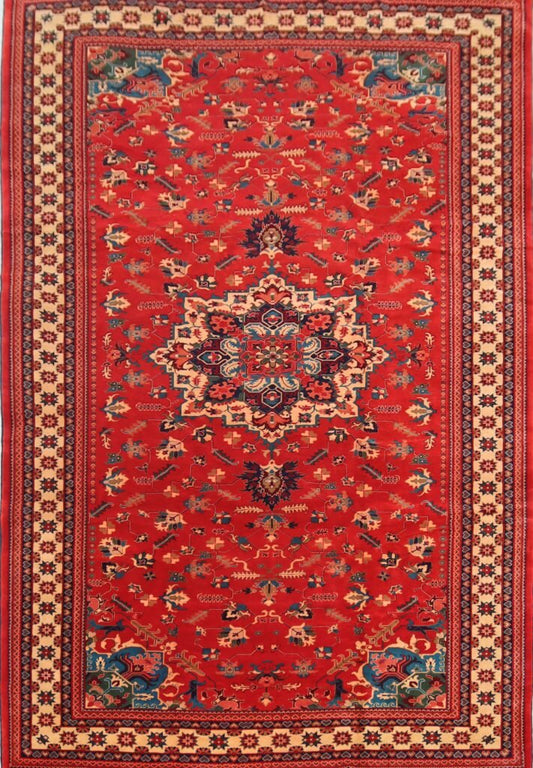 Afghan Handmade Rug -Stock-Size-578 X 296-Cm-18.9×9.7 FT.