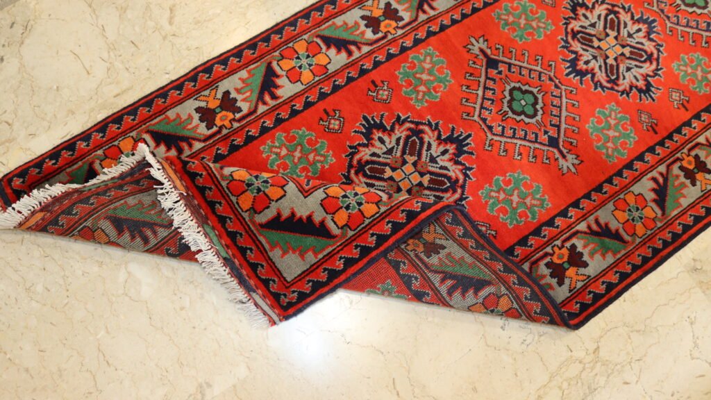 Afghan Handmade Rug-Size-297X84-Cm-9.7X2.7 Ft.